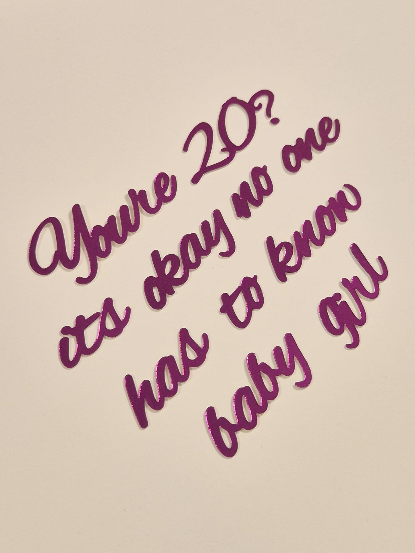 You're 20? Cake Topper