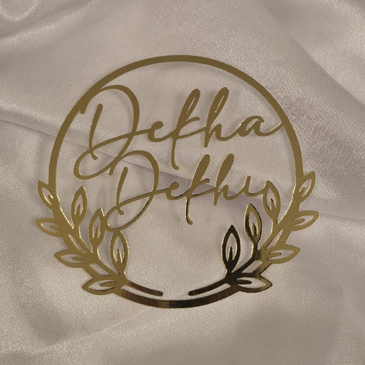 Dekha Dekhi Cake Topper